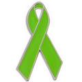 Lime Green Awareness Ribbon Lapel Pin